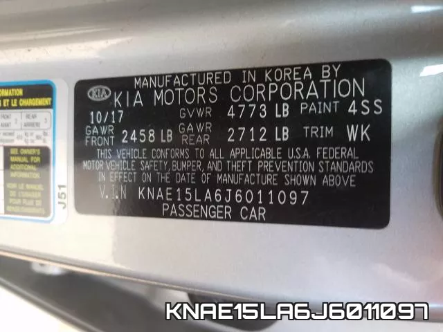 KNAE15LA6J6011097