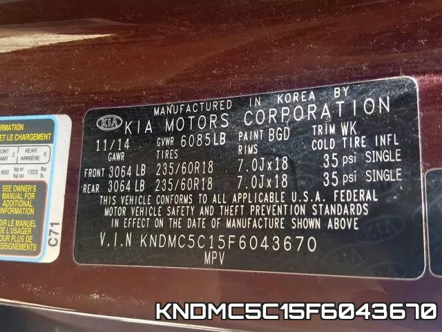 KNDMC5C15F6043670