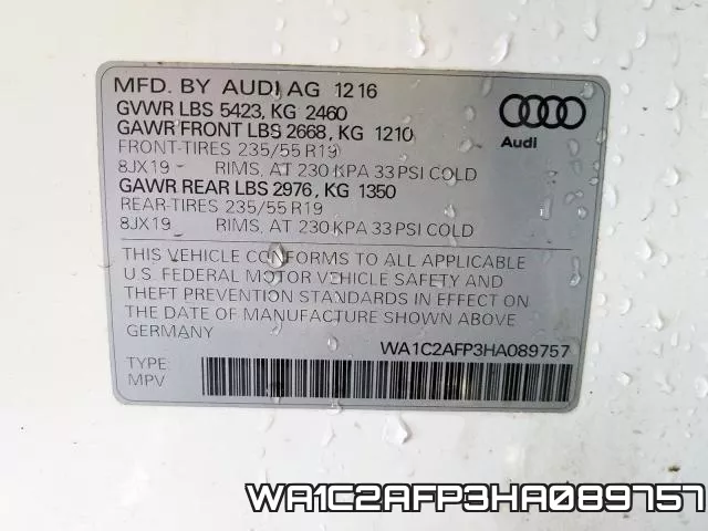 WA1C2AFP3HA089757