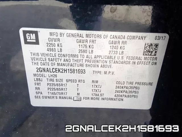 2GNALCEK2H1581693