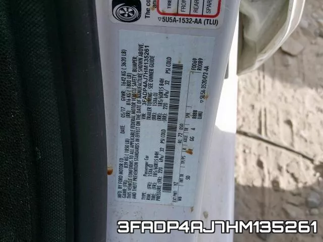 3FADP4AJ7HM135261