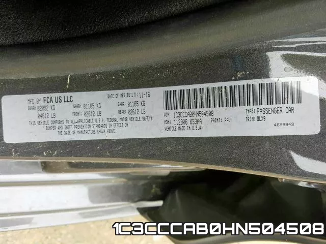 1C3CCCAB0HN504508