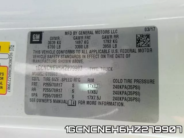 1GCNCNEH6HZ279907