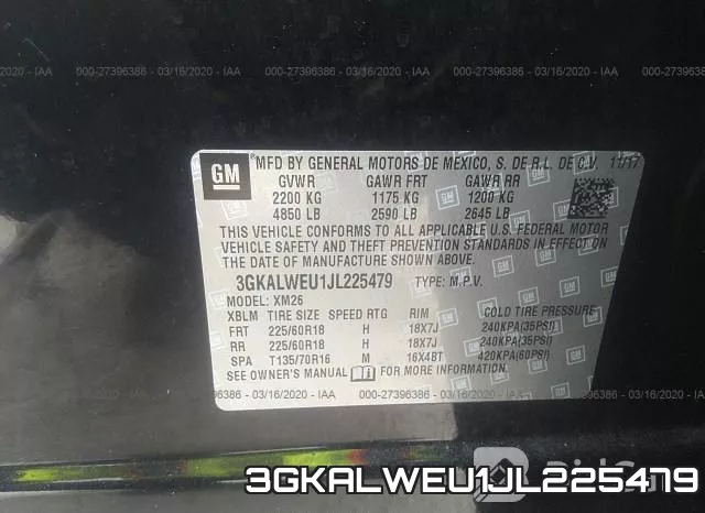 3GKALWEU1JL225479