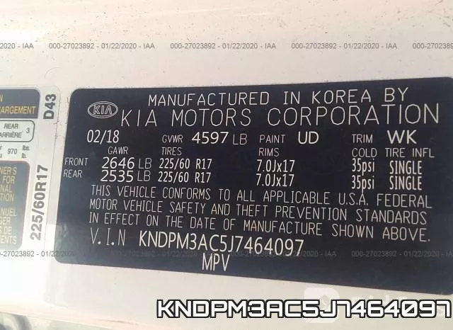 KNDPM3AC5J7464097