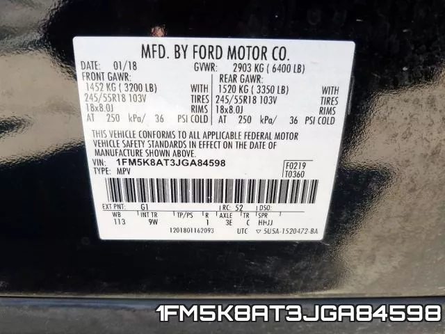1FM5K8AT3JGA84598