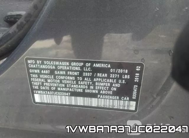 1VWBA7A37JC022047