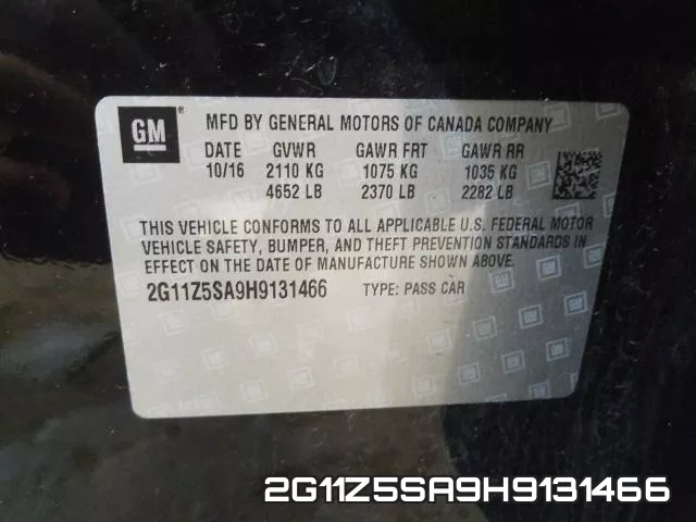 2G11Z5SA9H9131466