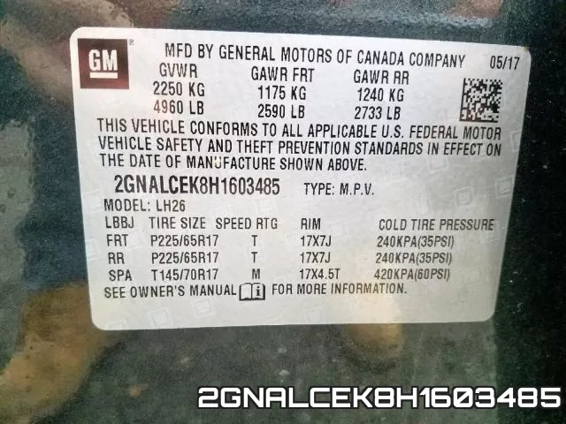 2GNALCEK8H1603485