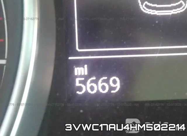 3VWC17AU4HM502214