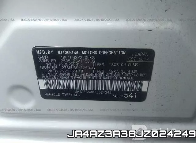 JA4AZ3A38JZ024249_9.webp