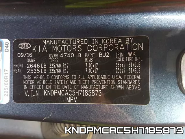 KNDPMCAC5H7185873