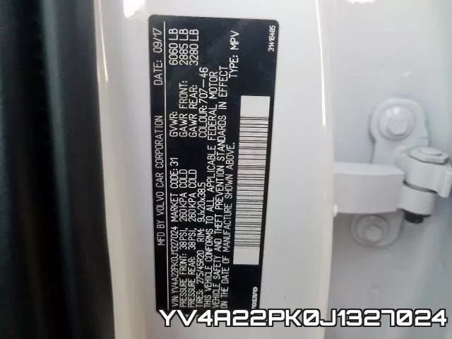 YV4A22PK0J1327024