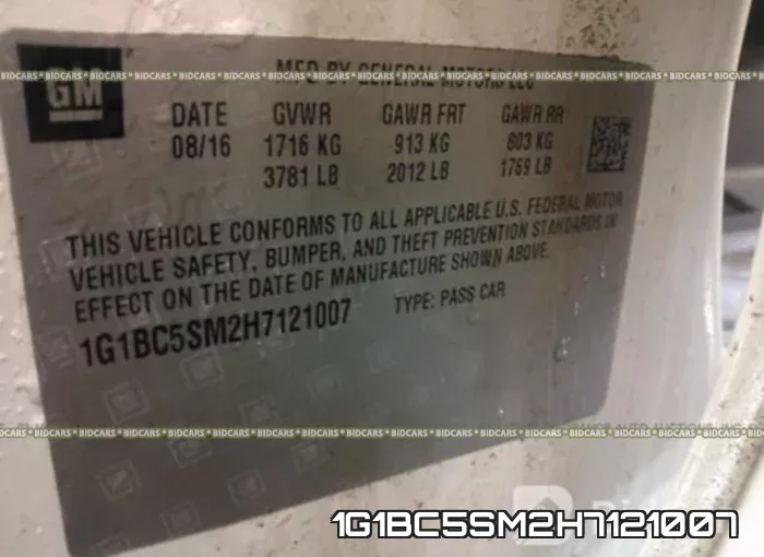 1G1BC5SM2H7121007