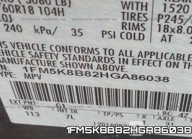 1FM5K8B82HGA86038