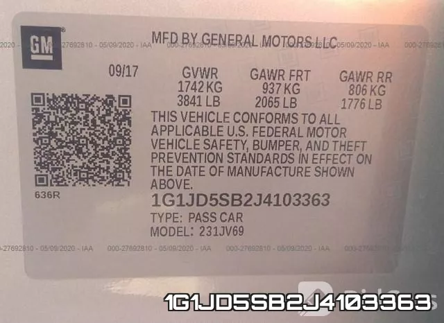 1G1JD5SB2J4103363