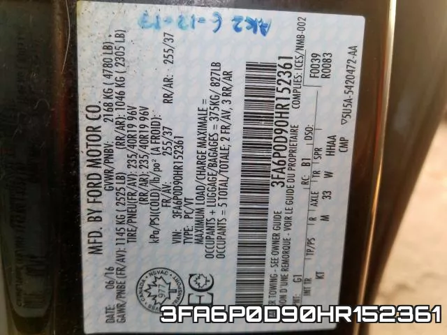 3FA6P0D90HR152361