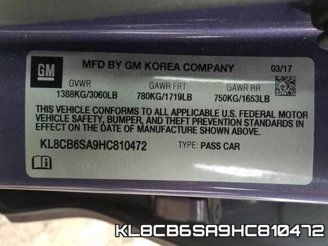 KL8CB6SA9HC810472