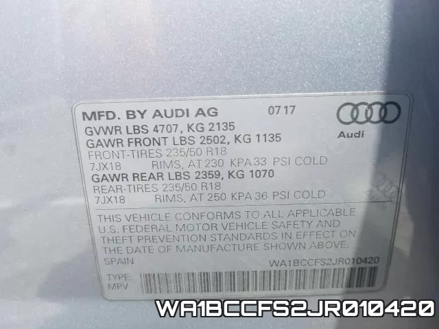 WA1BCCFS2JR010420
