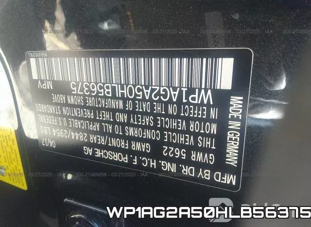 WP1AG2A50HLB56375