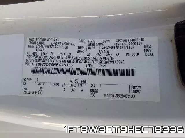 1FT8W3DT9HEC78336