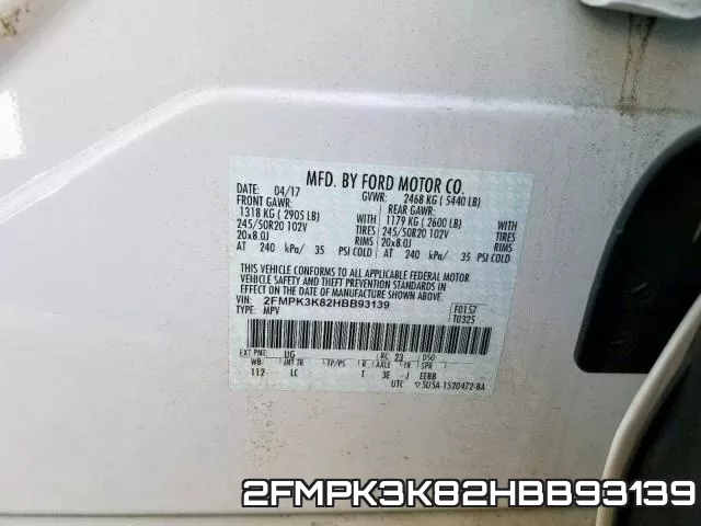 2FMPK3K82HBB93139