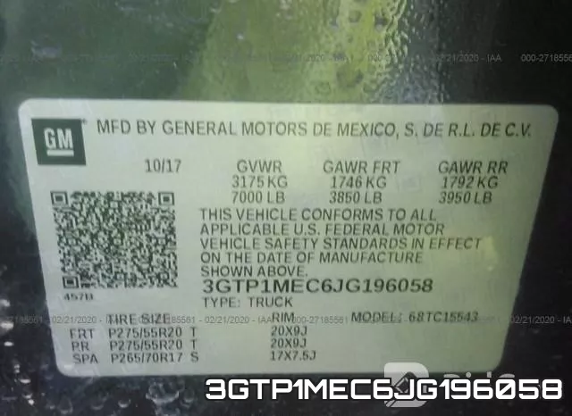 3GTP1MEC6JG196058