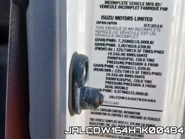 JALCDW164H7K00484