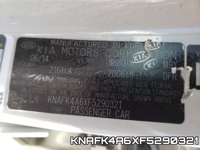 KNAFK4A6XF5290321