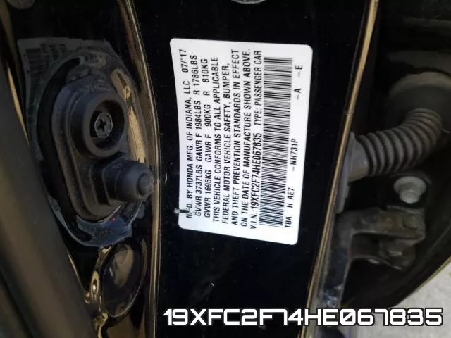 19XFC2F74HE067835