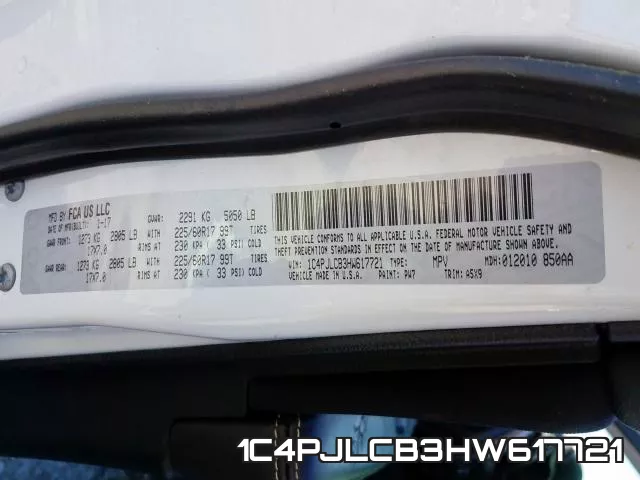 1C4PJLCB3HW617721