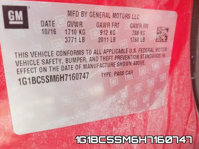 1G1BC5SM6H7160747