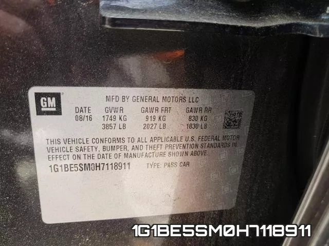 1G1BE5SM0H7118911