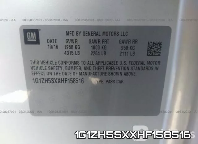 1G1ZH5SXXHF158516
