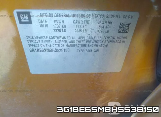3G1BE6SM8HS538150