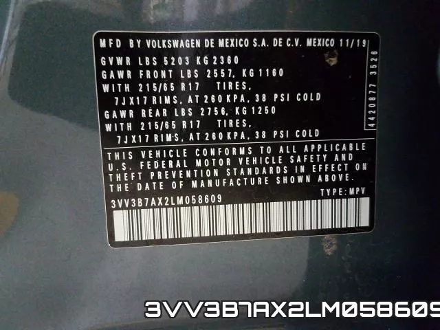 3VV3B7AX2LM058609