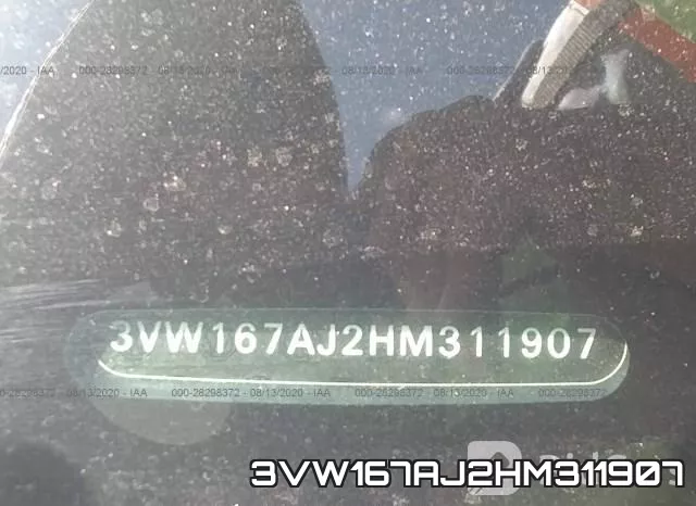 3VW167AJ2HM311907