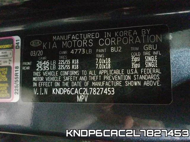 KNDP6CAC2L7827453