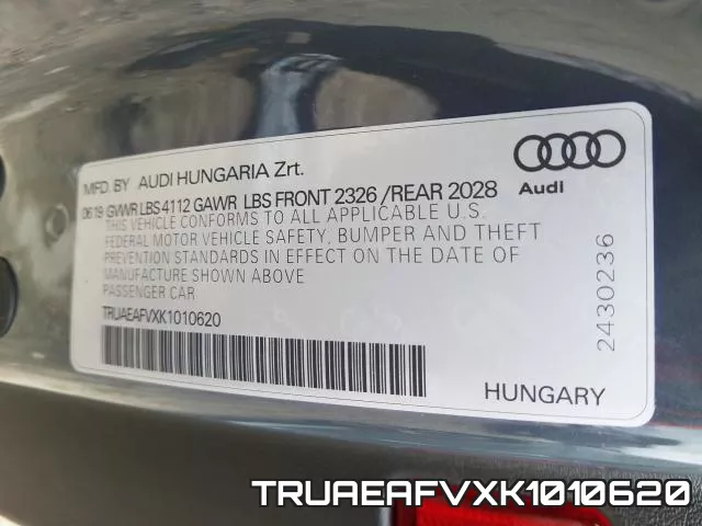 TRUAEAFVXK1010620