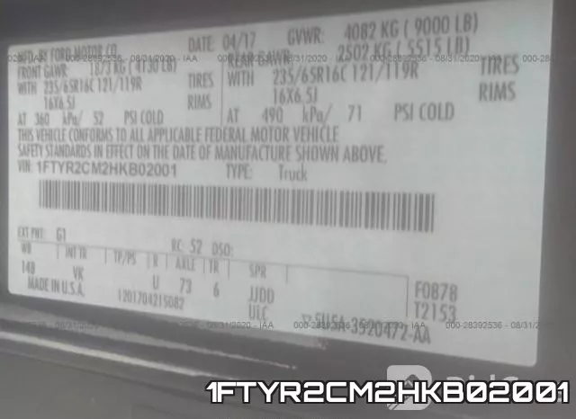 1FTYR2CM2HKB02001