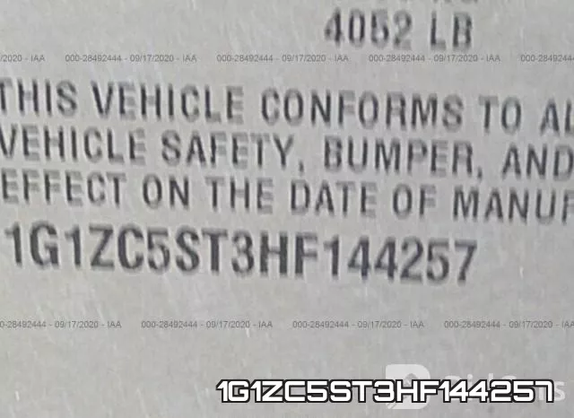 1G1ZC5ST3HF144257