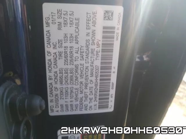 2HKRW2H80HH605307