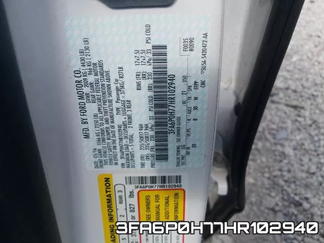 3FA6P0H77HR102940