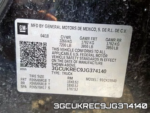 3GCUKREC9JG374140
