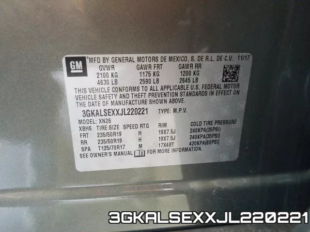 3GKALSEXXJL220221