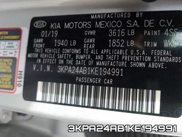 3KPA24AB1KE194991
