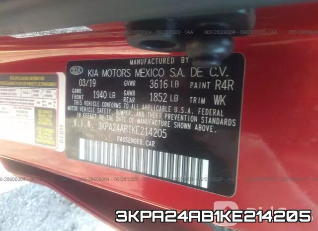 3KPA24AB1KE214205