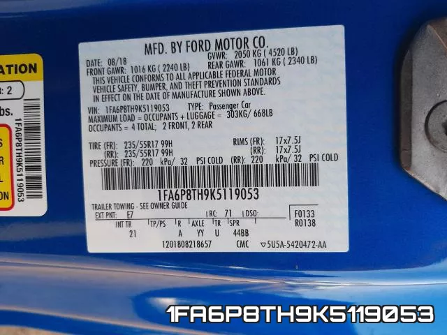1FA6P8TH9K5119053