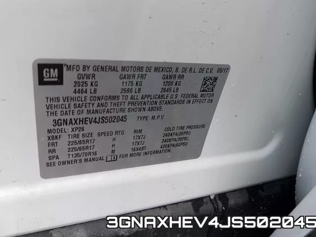 3GNAXHEV4JS502045