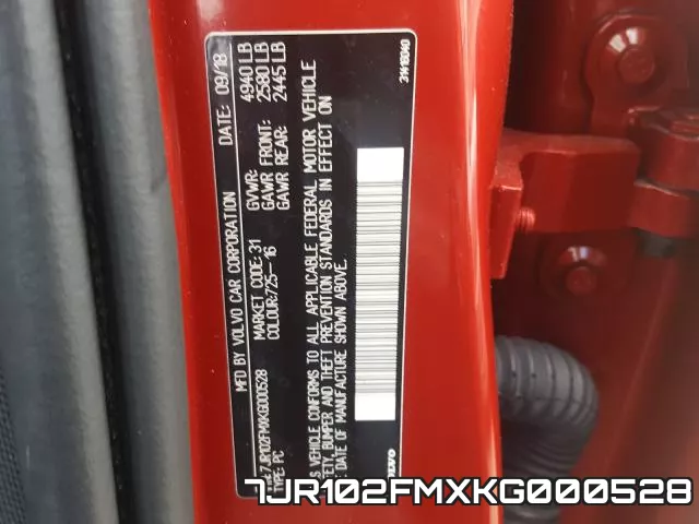 7JR102FMXKG000528